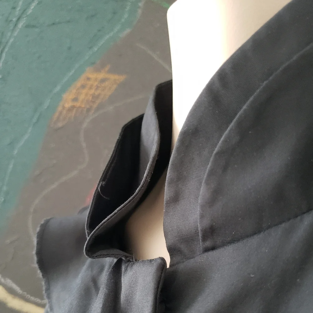 DKNY | Spring/Fall Coat with Ruffle Detail - Picture 7 of 11